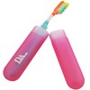 4 x Toothbrush Case Travel Cover ~ Plastic Holder, Store