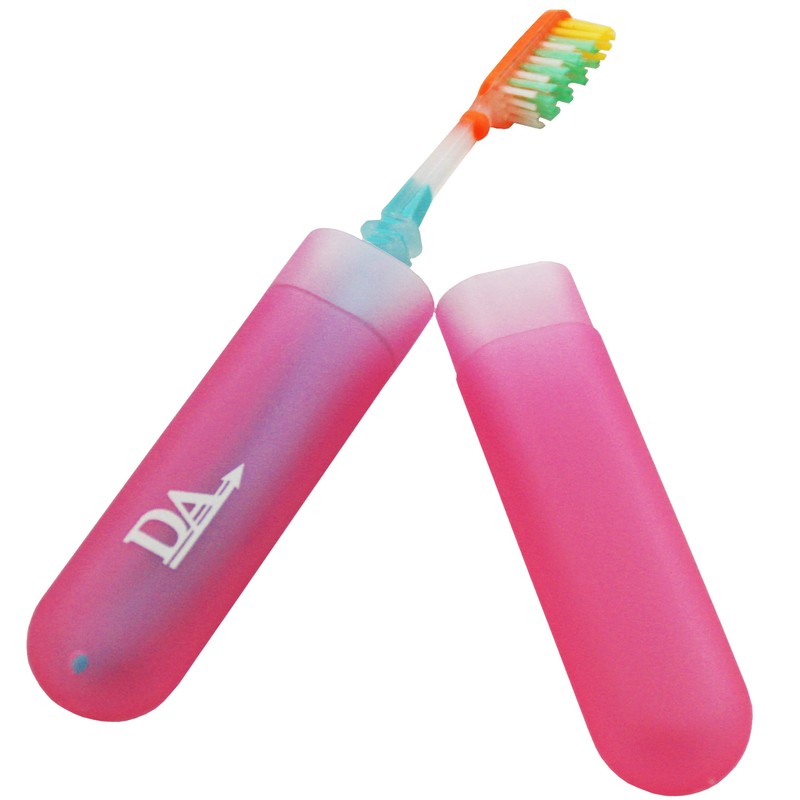 4 x Toothbrush Case Travel Cover ~ Plastic Holder, Store