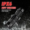 MODOAO 3 Pack Tactical Flashlight with Red Blue Green LED,