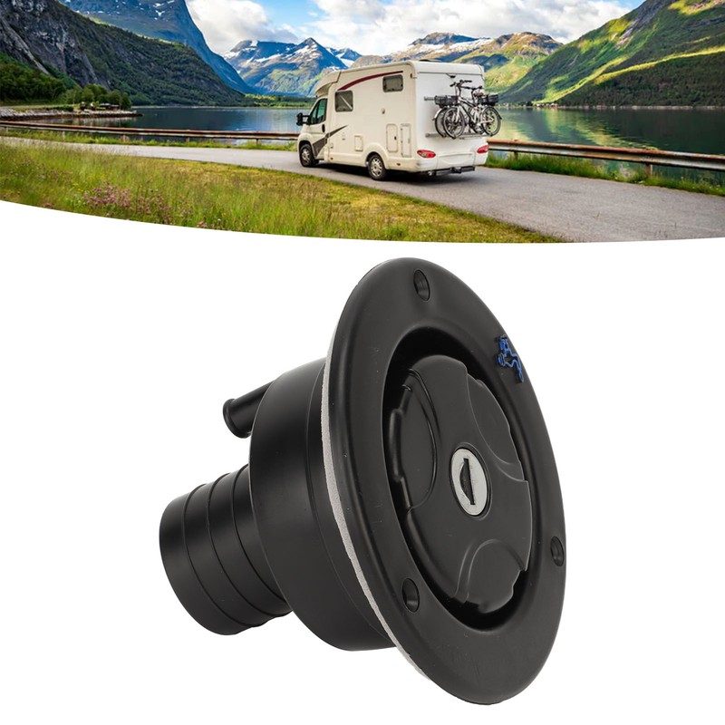 Round Water Inlet with Lock Camper Water Inlet Hatch Gravity