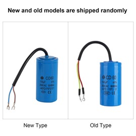 CD60 250V AC Run Capacitor,150uF Start Run Motor Capacitor,for Motor Air Compressors etc with Frequency of 50Hz and 60Hz