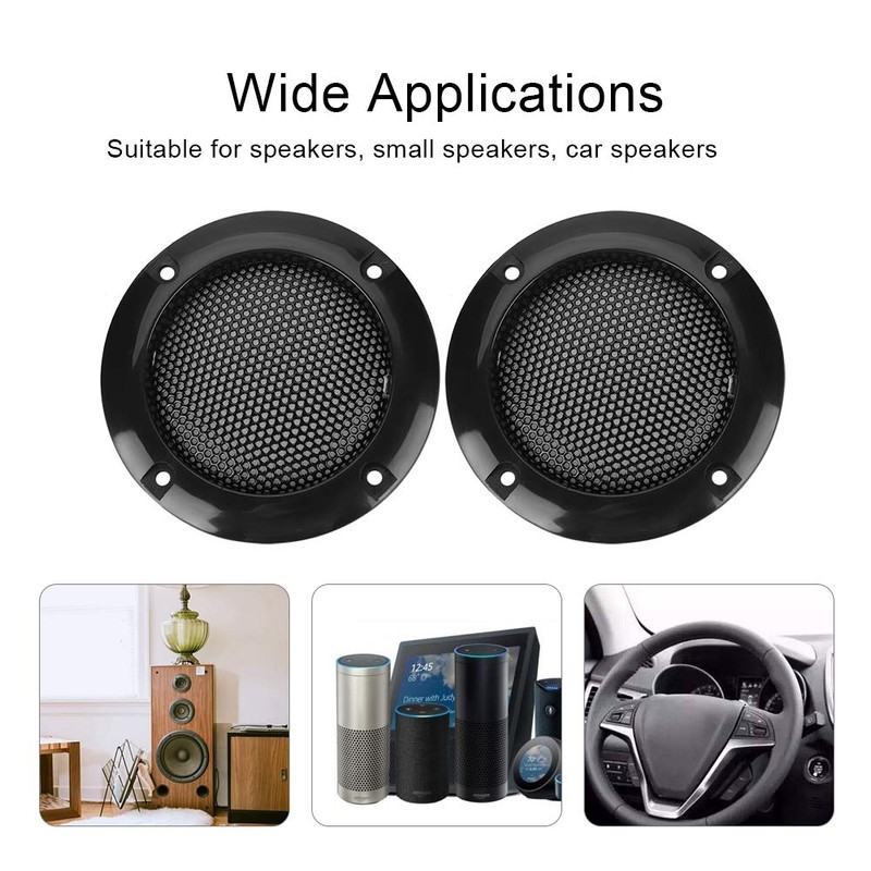 2 x Loudspeaker Grille, High-Quality 2 Inch Speaker Cover, Decoration
