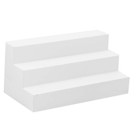 VBESTLIFE Dollhouse Stairs, Dollhouse Miniature Simulated Front Door Stairs DIY Mini Model Toy Accessories White Decor Dollhouse Accessories