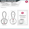 Savior Equipment Quality TSA-Approved 3-Digit Combination Cable Travel Luggage Locks