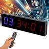 Gym Timer Interval 6 Bit LED Workout Countdown Up Stopwatch