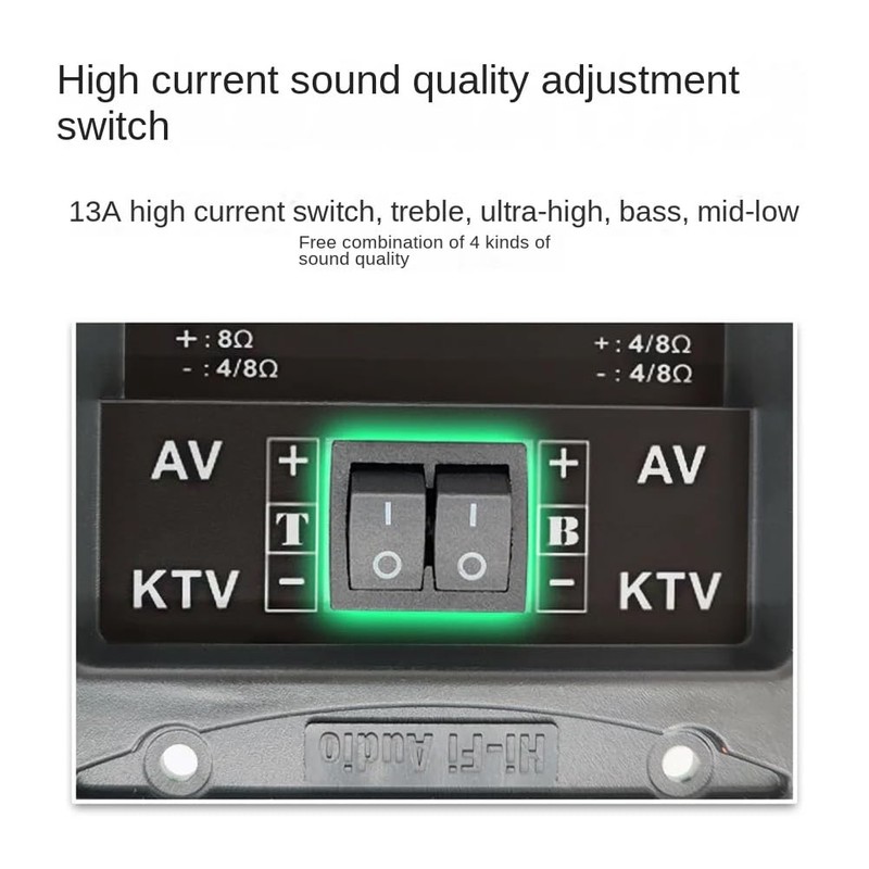 berjalan 800W 2 Way Speaker Audio Frequency Divider Treble Bass