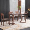 KIDOACOW Soft Leather Chair Seat Covers Dining Chairs Set of