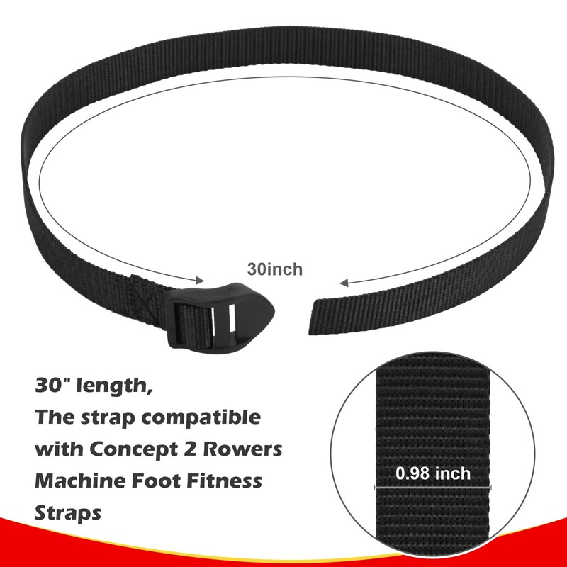 Rowing Machine Feet Straps for Concept 2 Rower - Foot
