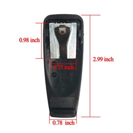HNN9013 Belt Clip Compatible for Motorola CP185 HT750 HT1250 XTS2500 XTS1500 PR860 GP140 GP328 GP338 GP340 GP360 GP380 GP640 Radio HLN9844 for NTN9858 HNN9008 NNTN8023 PMNN4080 Battery (3 Pack)