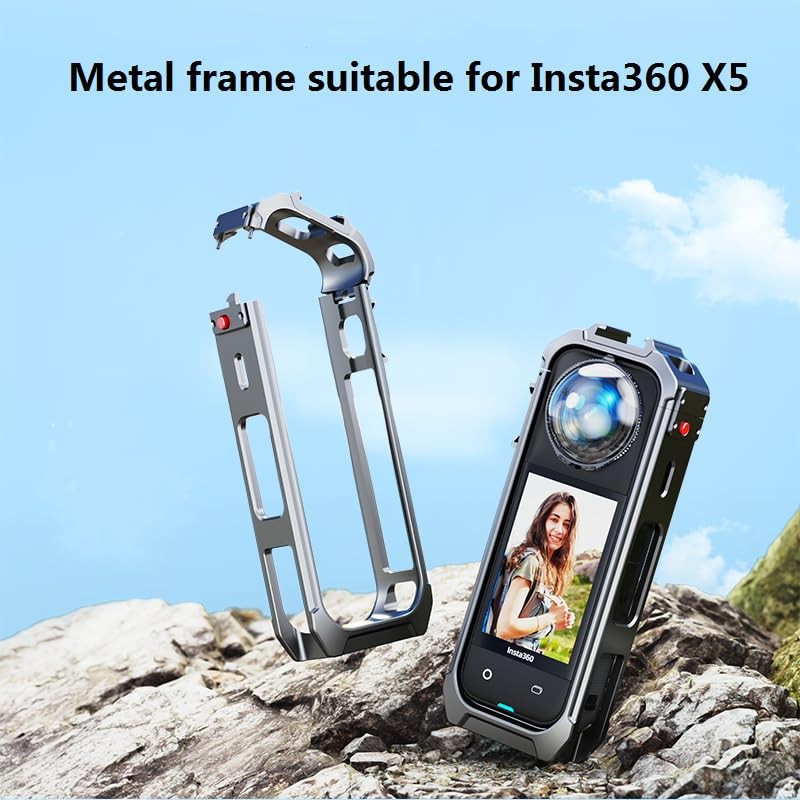 Aluminum Alloy Cage Protective Frame for Twaxl Insta360 X5
