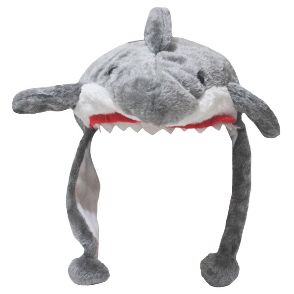Petitebelle Grey Shark Hat (One Size)