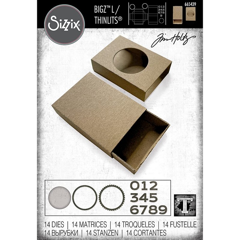 Sizzix Bigz L Die w/Thinlits Die Set - Matchbox by