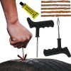 Kit 8 para Parchar Llantas sin Cámara Moto Rzr Auto