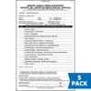 Simplified Driver's Vehicle Inspection Report 5-pk. - Bilingual, Book Format,