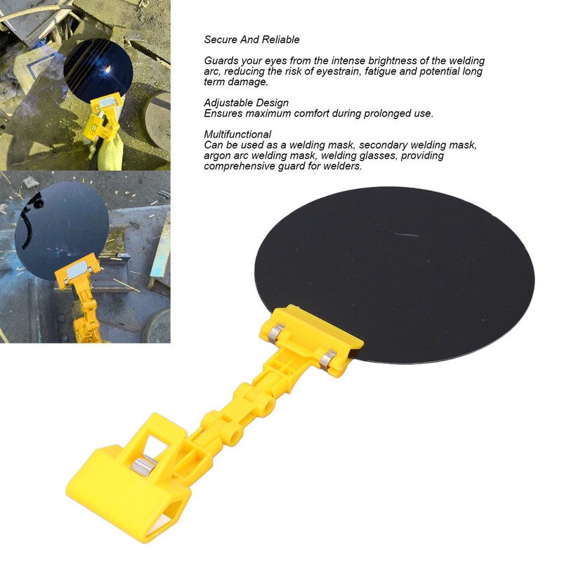 Welding Blackout Panel 16cm Diameter Automatic Light Change Clip On