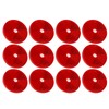 12PCs Round Reflector Red Reflective Sticker Waterproof Signal Warning for