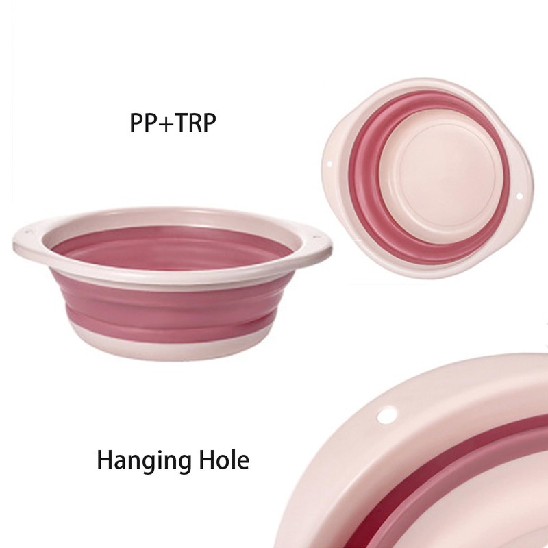 2 Pcs Collapsible Washing Up Bowl, 2 Size Collapsible Bowl,