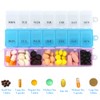 7 Day Pill Box Organiser Once a Day,Weekly Pill Dispenser