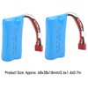 7.4V 1500mAh 15C Lipo Battery with Charging Cable Rechargeable Lithium