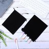 Yuanchu 6 Pcs Black Velvet Drawstring Bags, Velvet Drawstring Pouch