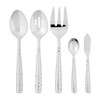 UPware 5-Piece 18/8 Stainless Steel Hostess Serving Set, Include Solid