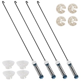 W10780044 Washing Machine Suspension Rods, Replacement for Whirl-pool Maytag Ken-more Amana Crosley Inglis Washing Machine, Replaces W10555290, W10645657, W10748954, W10821954, W11131256, W11226774