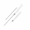 Trail Chasers Ground Markers White 6 Inch with Lightweight Stakes