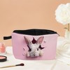 MoCaliduccious Easter Rabbit Makeup Bag Travel Makeup Pouch Toiletry Bag