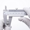 DVLR-0605 - Pinza Vernier de 150 mm (fracción)/métrica, acero inoxidable