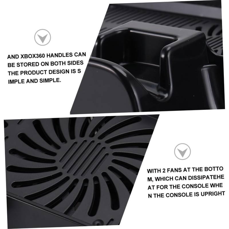 Gatuida 1pc Cooling Fan Stand Temperature Control Lightweight Host Vertical