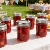 YOOSSICY 8 Pack Mason Jars (16 oz & 8 oz)