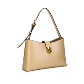 C.Paravano Bags | Shoulder Bags for Women | Glossy Leather PU Tote Bag with Zipper Closure | Hobo Tote Handbag | Under the Arm Purses