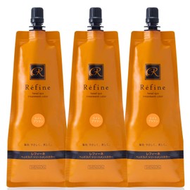 Lefine Hair Dye Head Spa Color Treatment, R, 2.8 oz (80 g), Set of 3, Hair Color (Light Brown)