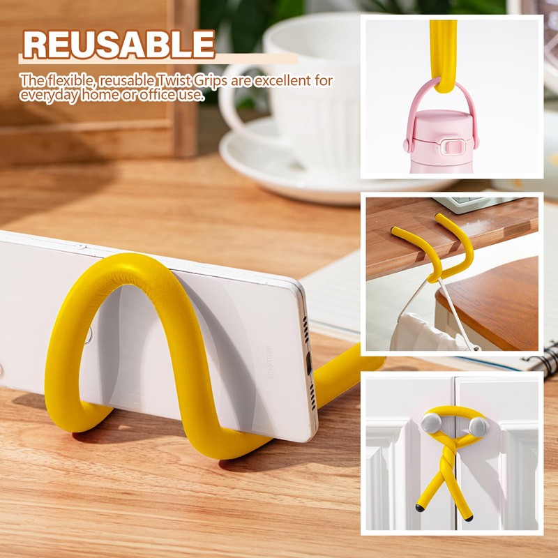 Ninehaoou 20 Pcs 17 Inch EVA Foam Twist Rubber Ties