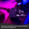 Flutesan 2 Pieces 6-15P to 5-15R US Plug Adapter 3