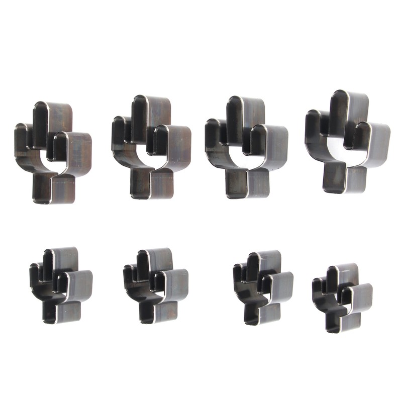 8pcs Leather Shape Punch Cutter Mold High Carbon Steel Hollow