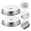 ULTECHNOVO 2Pcs Steak Cover Sturdy Food Protective Lid for Indoor