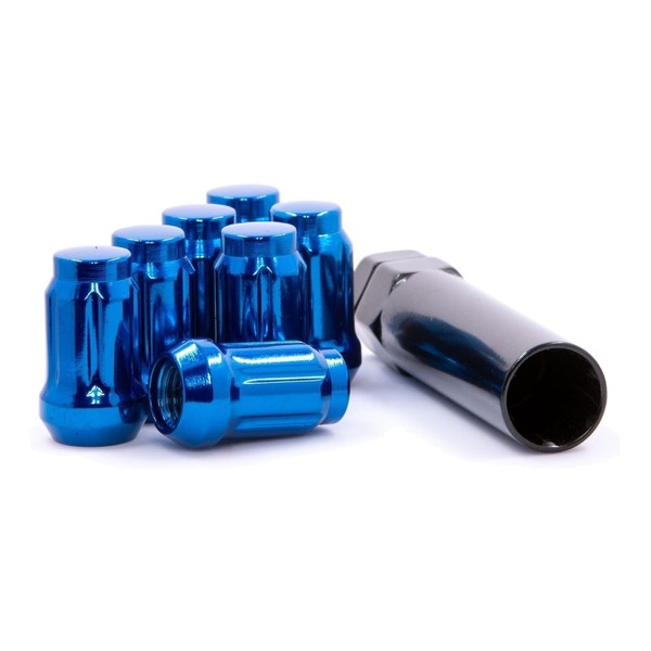 OKOVO 20 Lug Nuts Tuner Spline Drive 12X1.25 Blue +