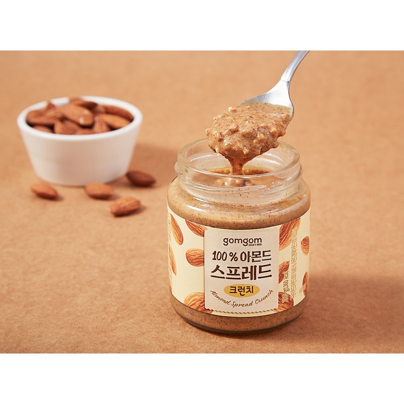 곰곰 100% 아몬드 스프레드 크런치, 200g, 1개 GomGom 100% Almond
