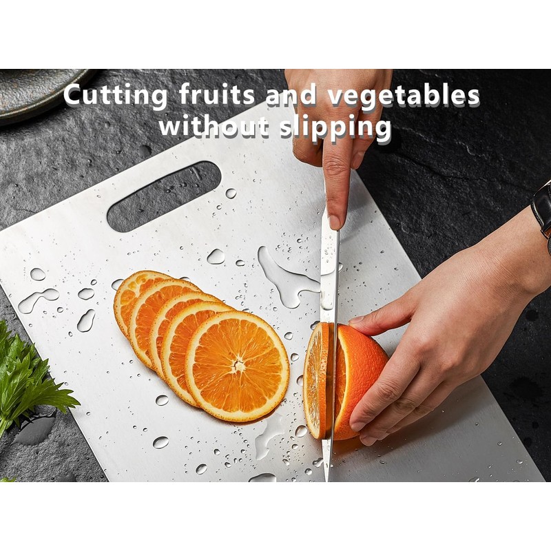 UFJEG Titanium Cutting Board for Kitchen, 15.3”×11” Large Size Cutting