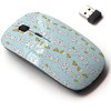 2.4G Wireless Mouse with Cute Pattern Design for All Laptops