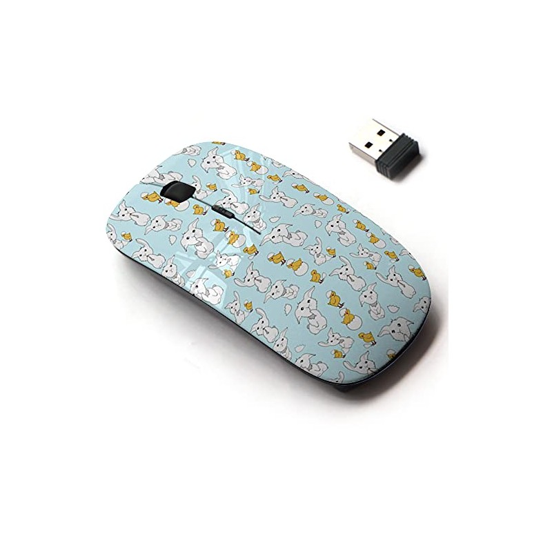 2.4G Wireless Mouse with Cute Pattern Design for All Laptops