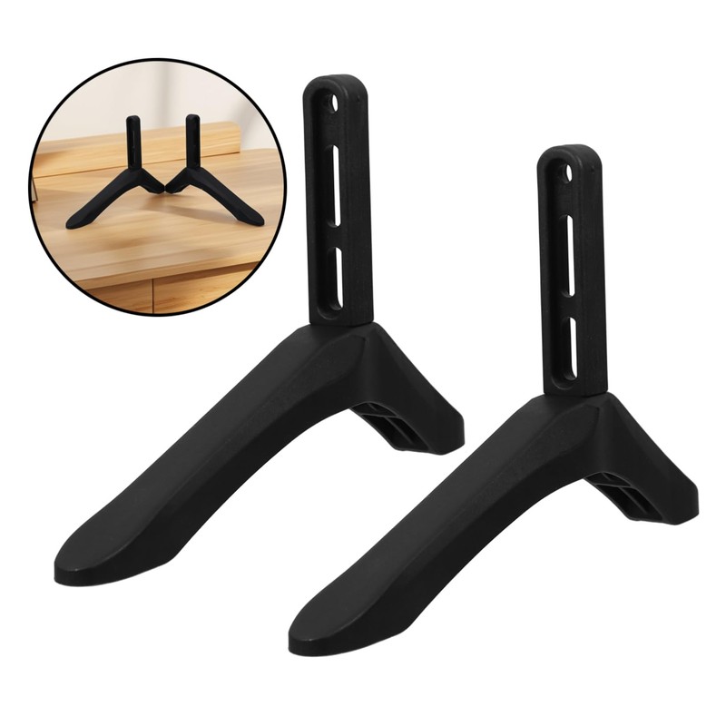 CIYODO 1 Set Tv Stand Base Pedestal Feet Mount Holder