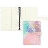 SKYDUE A5 Binder, A5 Ring Binder Faux Leather, Ring Binder