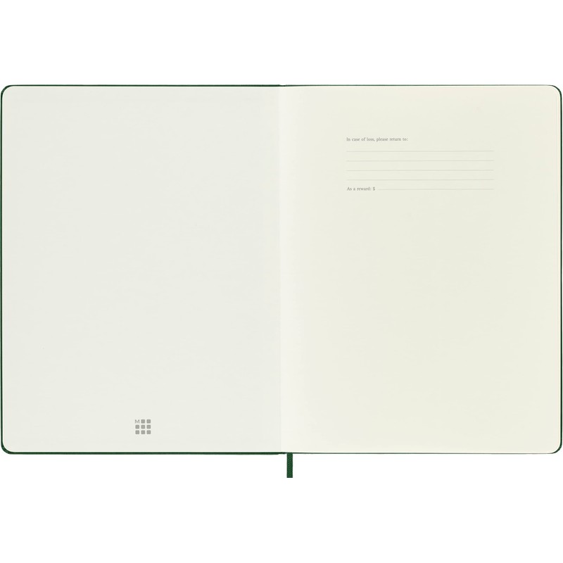 Moleskine Classic Dotted Paper Notebook, Hard Cover and Elastic Closure