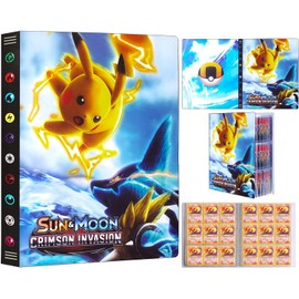 Scrapbook Large, Scrapbook, Card Album Card Holder Folder Book GX VMAX V Trainer Trading Card Albums, 24 Pages Can Hold 432 Cards (DP7-2)