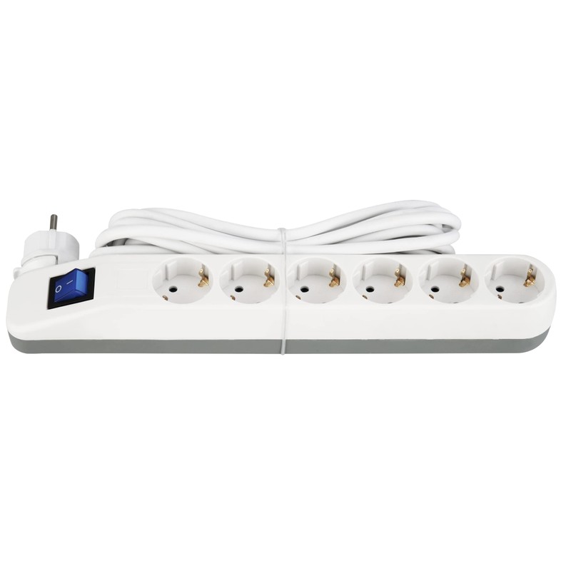 REV ICE 0014640110 Multiple Socket 6-Gang Cable 5 m Max.