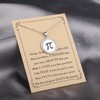FUSTMW Math Pi Necklace Bracelet Math Lover Gifts for Math
