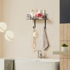 TJ.MOREE Ironing Board Hanger Wall Mount with Large Storage Wooden