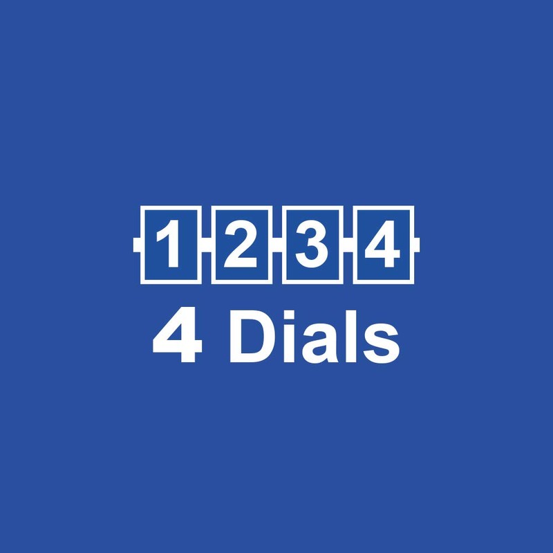 Faithfull Brass 4 Digit Combination Padlock 20mm